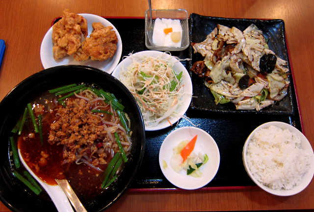 中華料理 萬福 佐賀県佐賀市 回鍋肉定食 B級